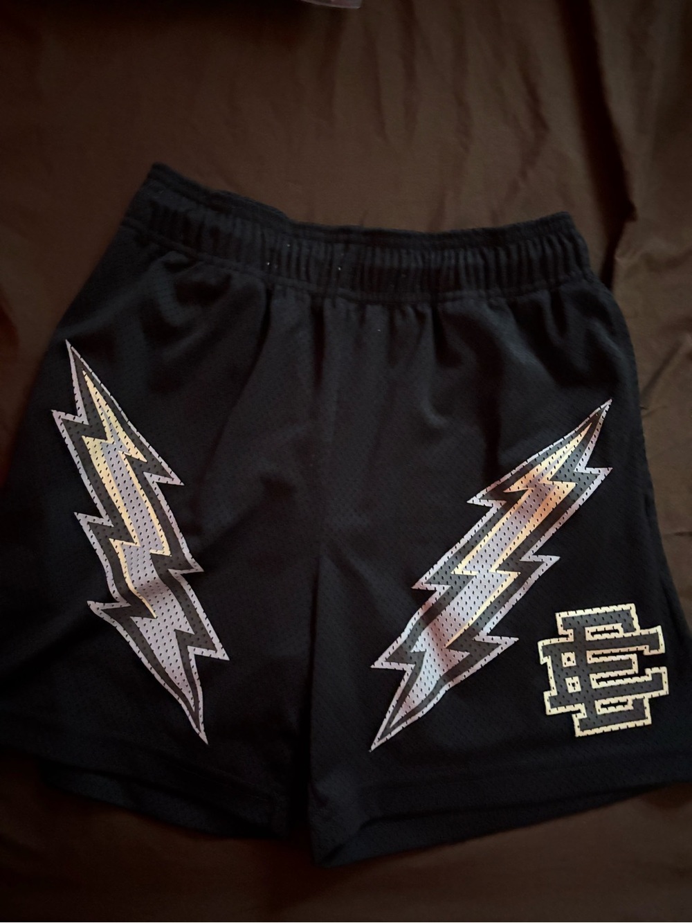 Eric Emmanuel Lightning Bolt Shorts W Receipt